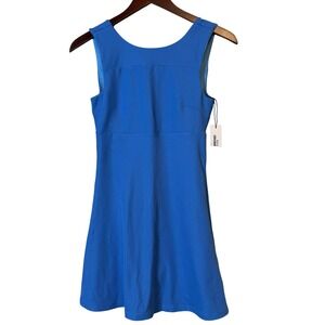 NWT Girlfriend Collective Lucia Dress Romper XS Blue Athletic Tennis Pickleball